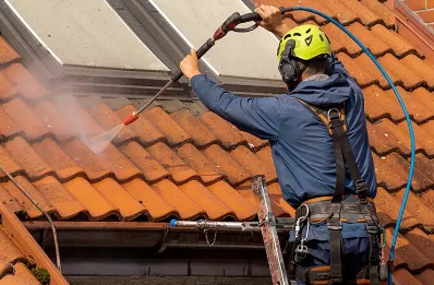 Démoussage et hydrofuge de toiture à Loc-Envel